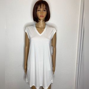 🆕 Athleta Pacifica Drees Robe Pacifica Women’s Size XS White UPF, Quick Drying